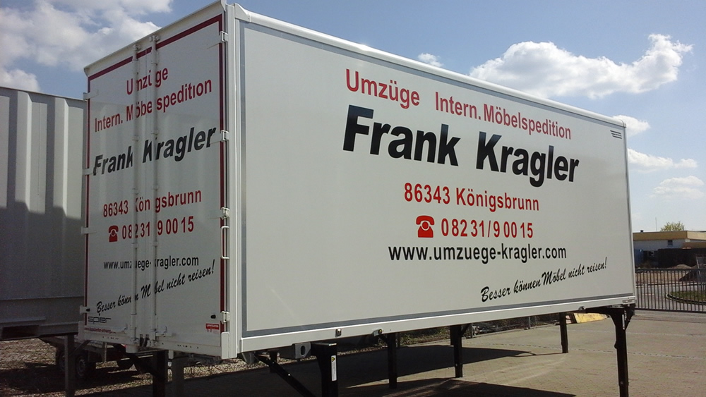 Kragler Einlagerungen in Container