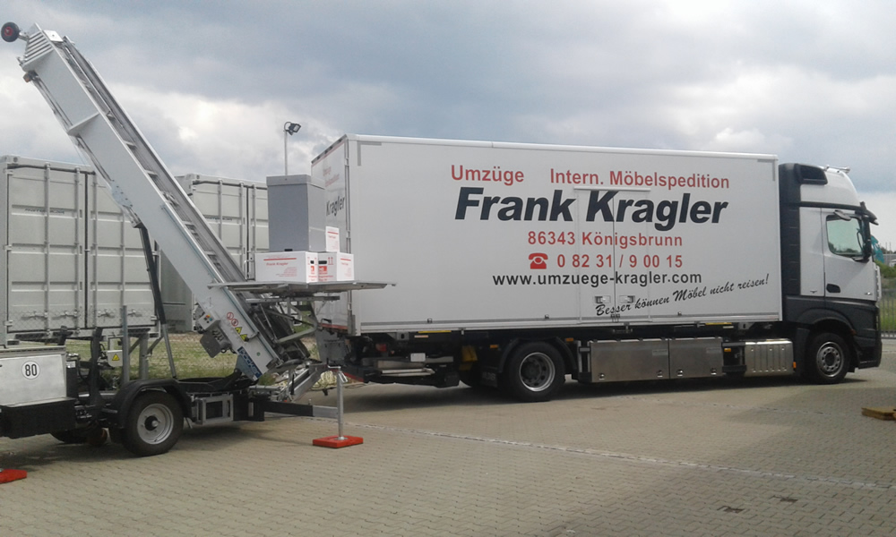 Kragler: Privatumzüge mit Außenaufzug