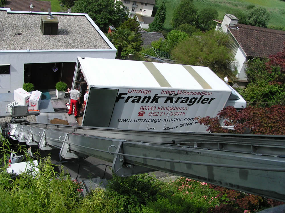 Objektumzuege Kragler Schrägaufzug-Objektumzuege